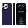 For iPhone 12 Pro Liquid Silicone Phone MagSafe Case(Dark Purple)