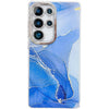 For Samsung Galaxy S23 Ultra 5G Electroplated Marble Texture Phone Case(Dark Blue M16)