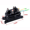 For UTV / Pickup Truck / ATV Electric Winch Relay Heavy Duty Solenoid Contactor with Rocker Arm & Switch