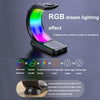 T17 3-in-1 RGB Atmosphere Light MagSafe Phone Watch Earphone Wireless Charger, Color: Black no Plug