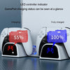 DOBE For PS5 Gamepad Multi-Function Dual Charger Cooling Fan Base With Disk Organizer(Black)