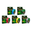 2 PCS PROBEROS 4 Edited 100M Strong Horse Fish Line, Line number: 8.0 / 80lb(Yellow)
