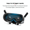For DJI Goggles 2 / Avata Goggles STARTRC PU Dustproof Memory Card Storage Holder Lens Cover Antenna Storage Cover(Black)