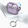 For Apple Beats Studio Buds / Buds+ Headphones Shape Clear Acrylic Headset Protective Case(Purple)