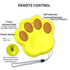 O3 Smart Pet Toy Ball 8.5cm, Remote Control, Luminous, Rechargeable, Yellow/Orange