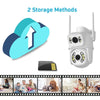 QX95 6MP Dual Lens WiFi Security Camera with AI & Siren (AU)