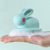 2 PCS Cute Rabbit Shaped Silicone Shampoo Brush(White)