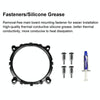 COOLMOON Frost Double Copper Tube CPU Fan Desktop PC Illuminated Silent AMD Air-Cooled Cooler, Style: P22 Streamline Edition Double Fan
