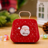 Christmas Decorations Handbag-shaped Candy Box Children Gift Iron Box(A)