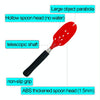 Fishing Bait Throwing Spoon Nesting Device Retractable Casting Scoop, Style: Stainless Steel