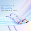 Baseus Pudding Series 100W USB to Type-C Fast Charging Data Cable, Length:1.2m(Purple)