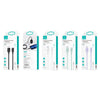 USAMS US-SJ565 8 Pin Fast Charing Data Cable with Light, Length: 1.2m(White)