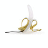 Banana Table Lamp Bedroom Decoration Lamp, Specification: UK Plug, Style:Standing Posture(Plating)