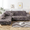 Fabric High Elastic All Inclusive Lazy Sofa Cover, Size: 3 Persons(happiness Tip Of Brow)