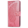 For Asus Zenfone 7 Pro ZS671KS Butterfly Love Flower Embossed Horizontal Flip Leather Case with Bracket / Card Slot / Wallet / Lanyard(Pink)