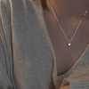 Ladies Light Luxury Bowknot Necklace Clavicle Chain, Specification:XL1106