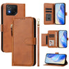 For Asus ROG Phone 8 / 8 Pro Multi-Card Slots Zipper Wallet Leather Phone Case(Brown)