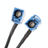 Fakra C Male to 2x Female Y Splitter Cable 50cm RG174