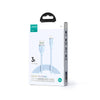 JOYROOM SA29-AL3 3A USB to 8 Pin Liquid Silicone Fast Charging Data Cable, Length: 1.2m(Blue)