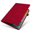 For Samsung Galaxy Tab S9 / S9 FE Life Tree Series Horizontal Flip Leather Tablet Case(Red)