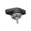 1/4 inch M6 RV Yacht 8-way Terminal Stud with 2 M5x20 Screws(Black)