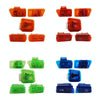 Motorcycle Headlight Horn Steering Switch Accessories(5 in 1 Orange)