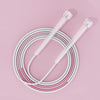 Children Speed Skipping Sports Rope, Style: 3 Sections 2.4m (White Pink)