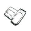 For 2024 Suzuki Spacia Custom Right-Hand Drive Gear Shift Frame Control Panel Decorative Sticker(Silver)