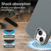 For iPhone 14 Plus Carbon Fiber Series IMD Phone Case(Grey)