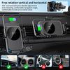 M7 Intelligent Sensing Fast Wireless Charging Car Holder(Black)