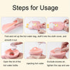 ZS103 Cartoon Plush Water-filled Explosion-proof Hot Water Bags, Spec: Beige Lucky Rabbit(1000ml)