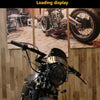 HONGPA DY-002 5-7 Inch Retro Motorcycle Modified PC Windshield(Transparent)