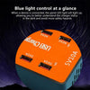 A5B 50W 10 Ports USB Smart Charging Station with Indicator Light(US Plug)