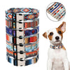 Milky Way Dog Collar, Large (38-61cm), Polyester & Cotton