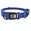 Durable PVC Dog Collar, Blue, Large (39-63cm) - Waterproof & Adjustable