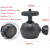 BH-907 Mini Desktop Aluminum Alloy Tripod Mini Ball Head 360 Degree Pan 90 Degree Tilt Tripod