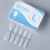 10pairs Of 100pcs/Box Frosted False Nails Artificial Tip, Shape: Short Trapezoid L