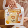 Thank You Square Self-adhesive Gift Food Packaging Seal Sticker Card Label, Size: 38x38mm(K-212-R1)