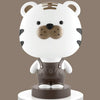 3W Cartoon Crown Pet USB Touch Control Night Light(Tiger Coffee)