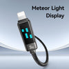 USAMS SJ743 30W USB-C / Type-C to 8 Pin Zinc Alloy Fast Data Cable, Length: 1.2m(Titanium)