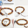 2 PCS 50m/bag 0.5mm Round Elastic Cord Beading Stretch Thread/String/Rope for Necklace Bracelet Jewelry Making(brown)