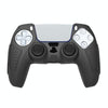 For PS5 Gamepad Silicone Protective Case Anti-Skid Soft Silicone Cover, Color: Black