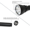 XHP70.2  Diving Flashlight 3000 Lumens IPX8 Waterproof Underwater 80m Without Battery Yellow Light