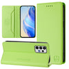 For Samsung Galaxy A52 4G / 5G RC01 Dual-Folded Magnetic Suction RFID Leather Phone Case(Grass Green)