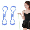 Fitness Weight Loss Muscle Training Stretching Multi-purpose Puller, Style: Double Hole (Blue)
