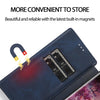 For Samsung Galaxy Note10+ Knight Magnetic Suction Leather Phone Case(Black)