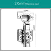 304 Stainless Steel Hinge Hydraulic Damping Mute Thickening Buffer Hinge