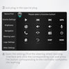 DQX-999A Multifunctional Steering Wheel Button Controller Car DVD Screen Wireless Remote Control (Black)