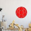 30cm Football Acrylic 3D Wall Stickers Self-adhesive Home Background Wall Decoration Mirror Paste(Blue)
