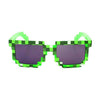 Fashion Sunglasses Action Game Toys Square Glasses(Green)